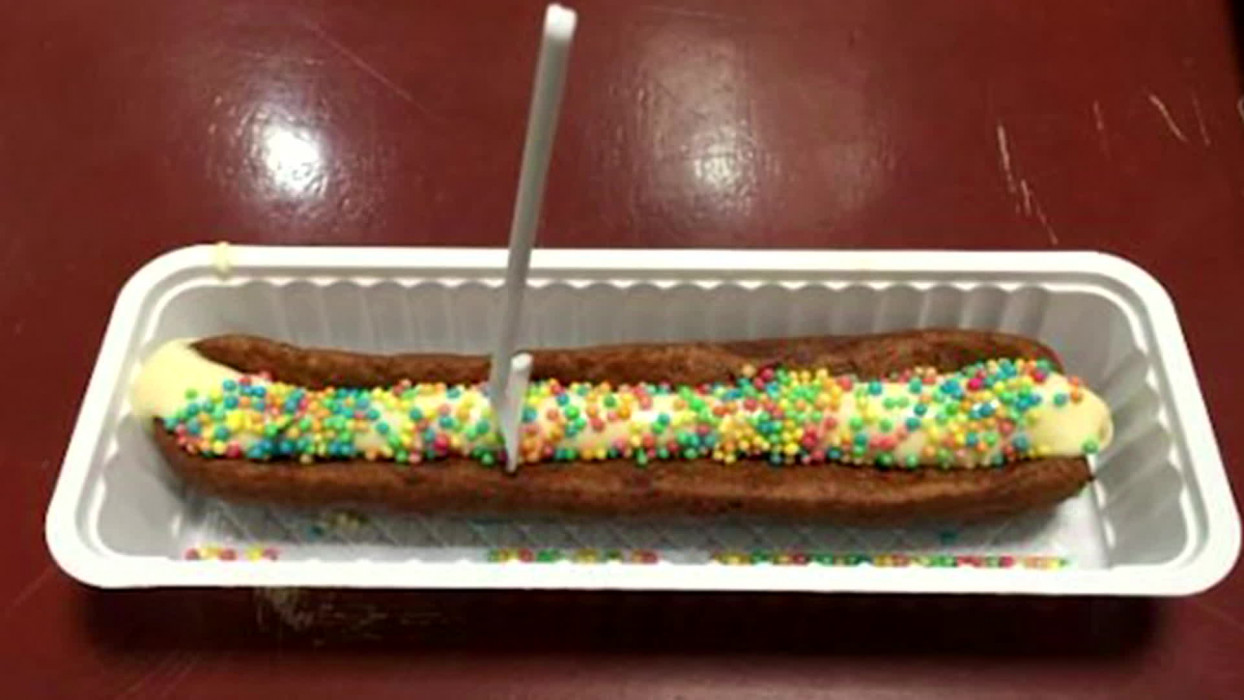 De Discodel, wie lust hem wel? Een frikandel met mayonaise en