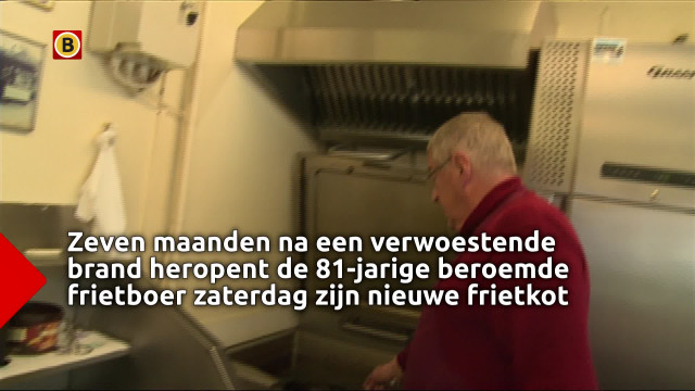 Wereldberoemde frietboer De Fer (81) in Breda gaat zaterdag in een